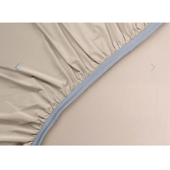 SHEEX Nightfall Fitted Cooling Bed Sheet in Color Sand Dune Size King / Cal King - Picture 2 of 8